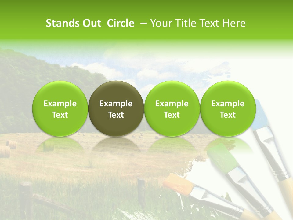 Paint Imagination Imagine PowerPoint Template