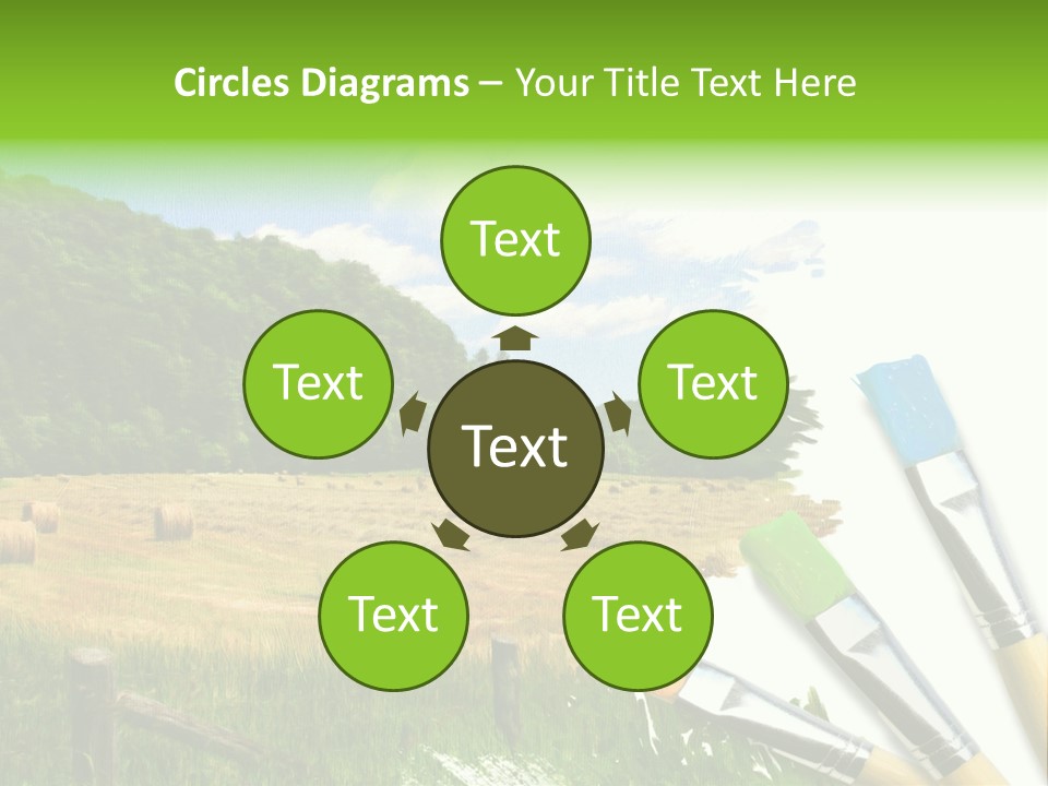 Paint Imagination Imagine PowerPoint Template