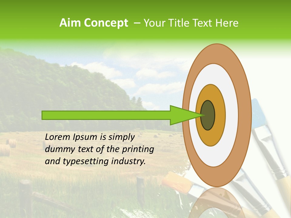 Paint Imagination Imagine PowerPoint Template