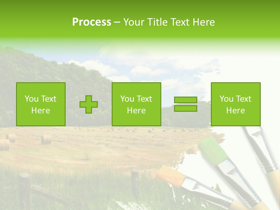 Paint Imagination Imagine PowerPoint Template