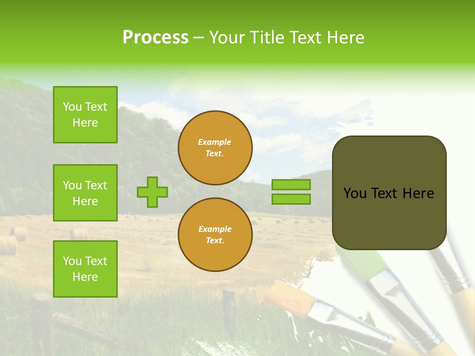 Paint Imagination Imagine PowerPoint Template