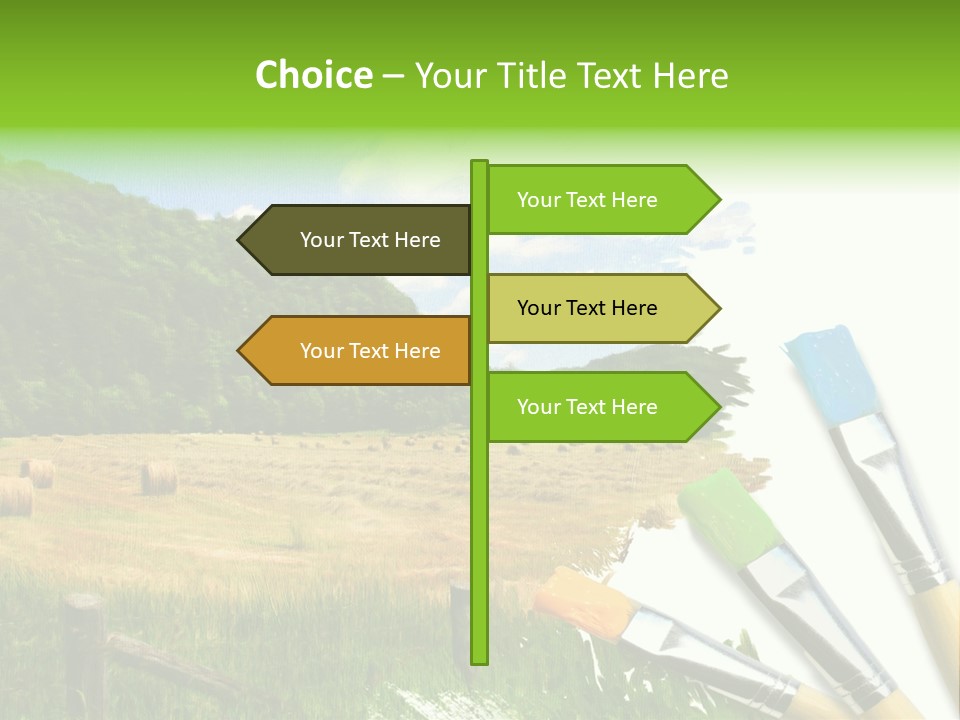 Paint Imagination Imagine PowerPoint Template