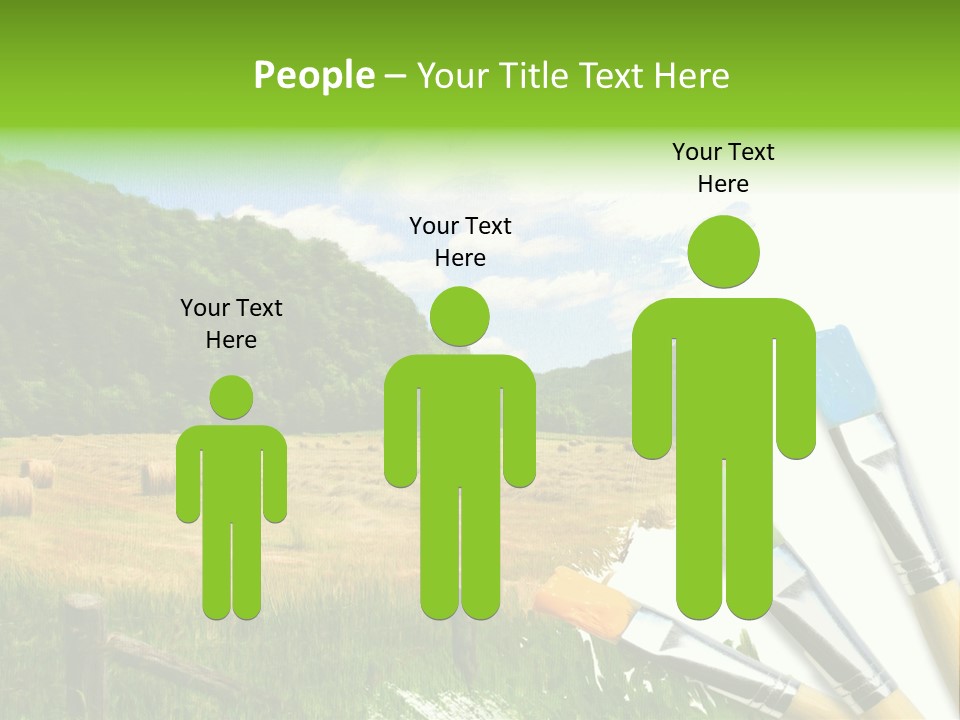 Paint Imagination Imagine PowerPoint Template