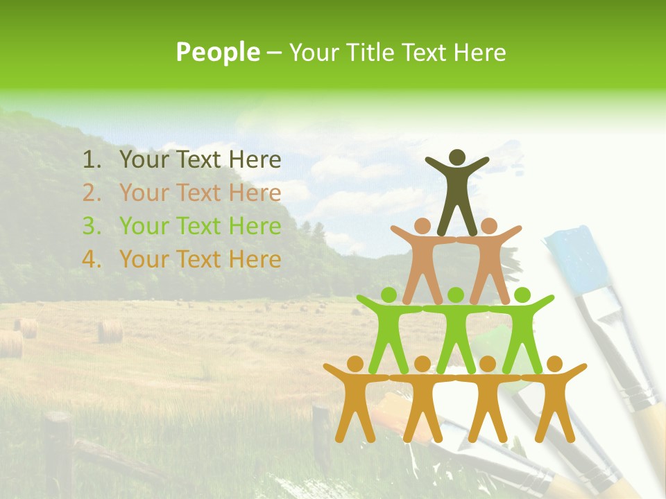 Paint Imagination Imagine PowerPoint Template