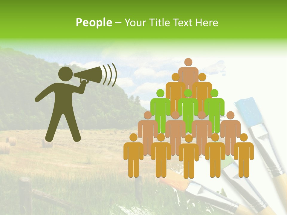 Paint Imagination Imagine PowerPoint Template