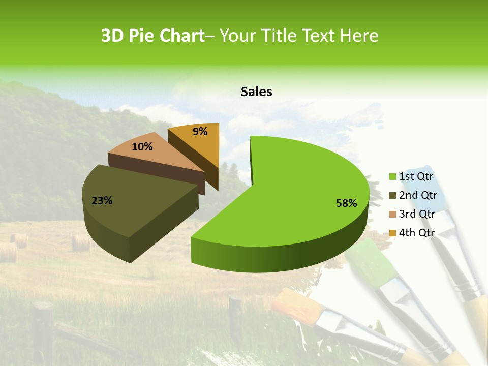 Paint Imagination Imagine PowerPoint Template