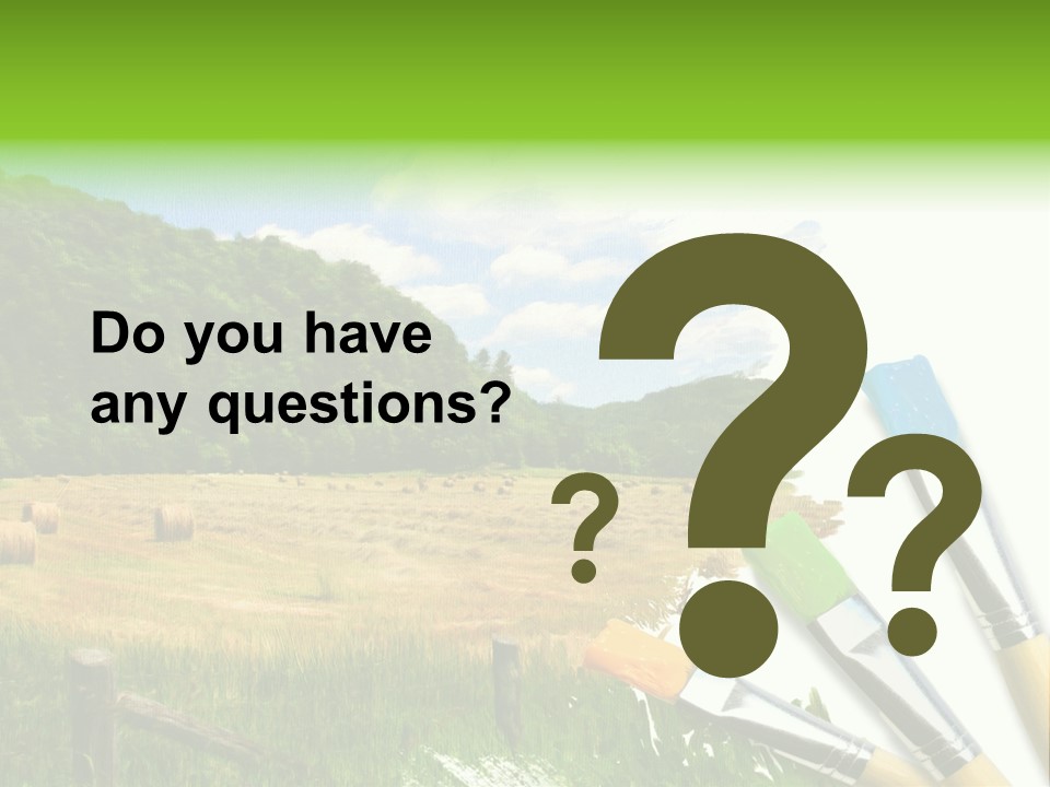 Paint Imagination Imagine PowerPoint Template