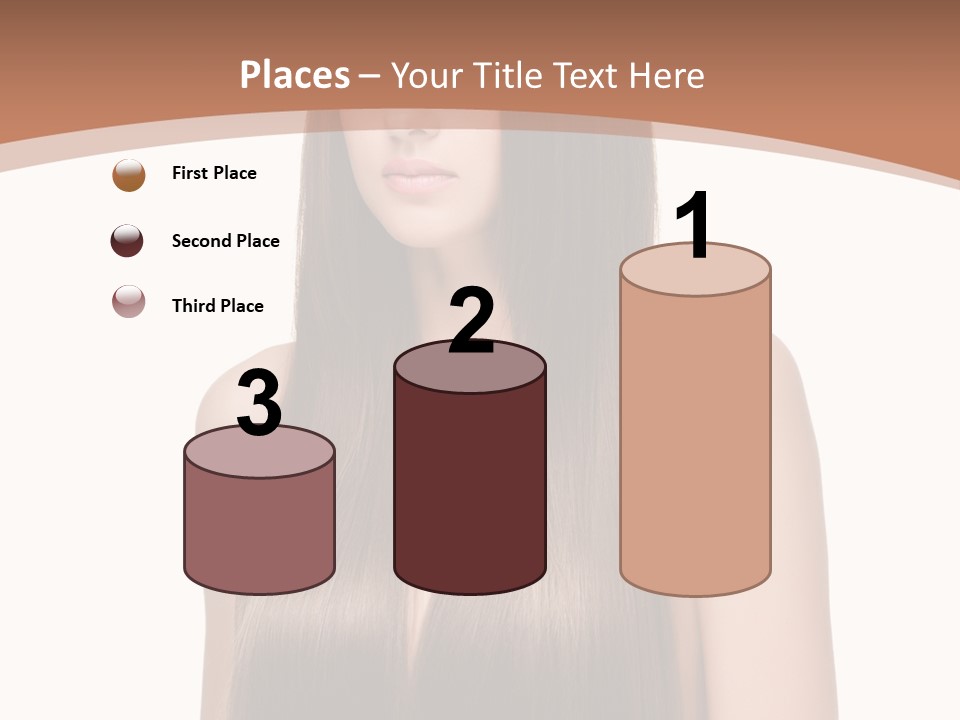 Portrait Styling Face PowerPoint Template