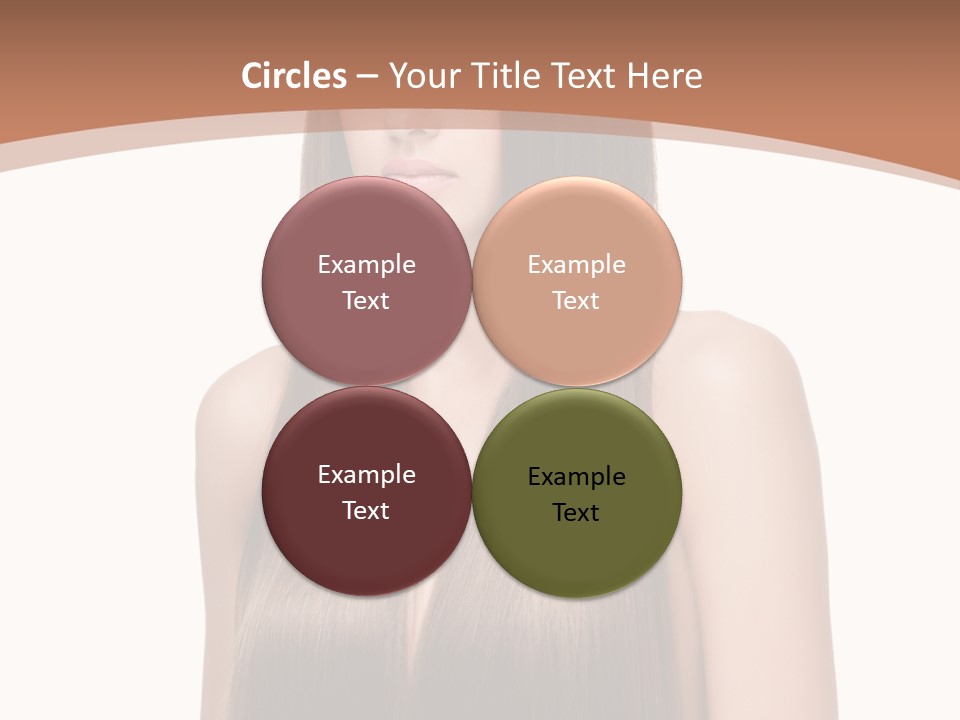 Portrait Styling Face PowerPoint Template