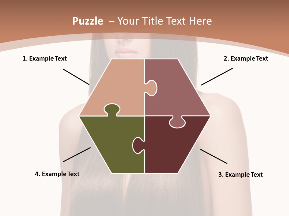 Portrait Styling Face PowerPoint Template