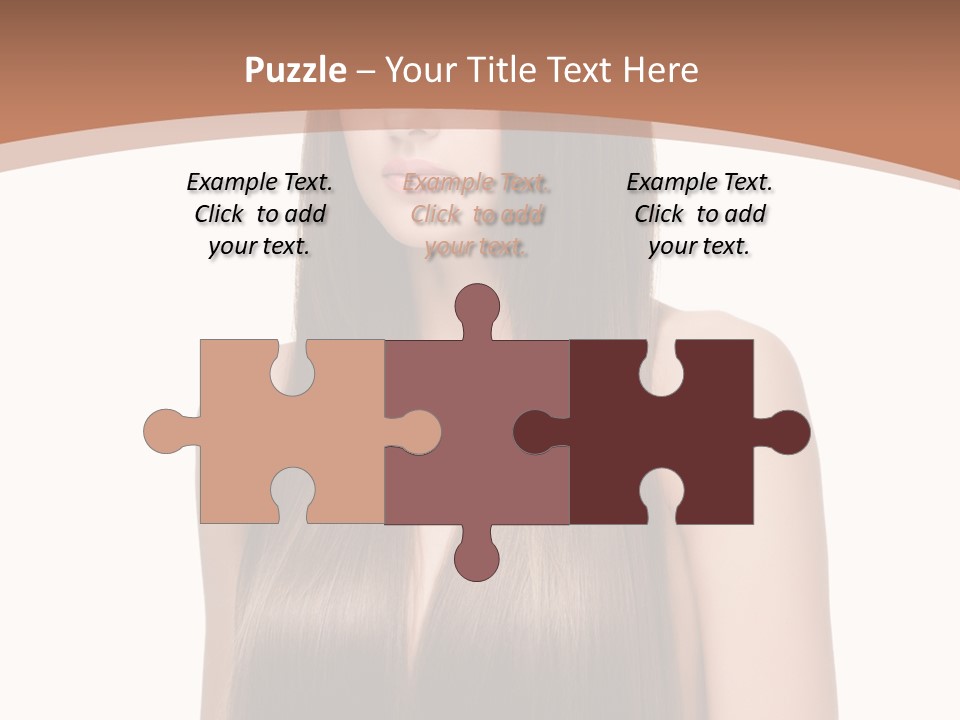 Portrait Styling Face PowerPoint Template