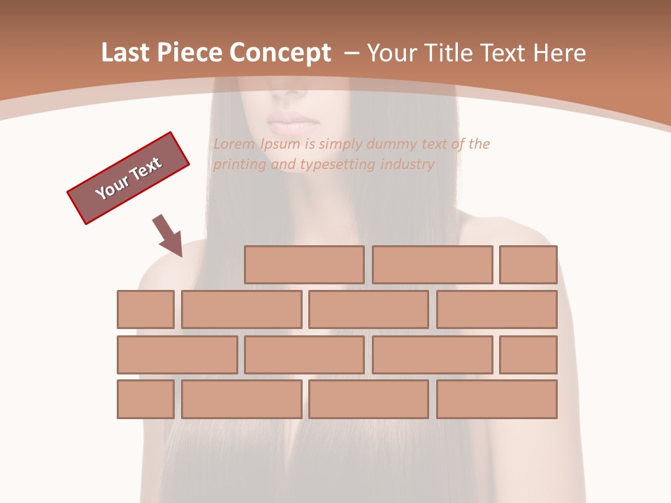 Portrait Styling Face PowerPoint Template
