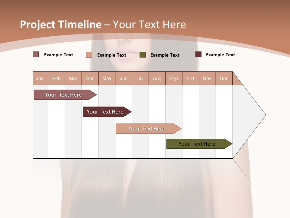 Portrait Styling Face PowerPoint Template