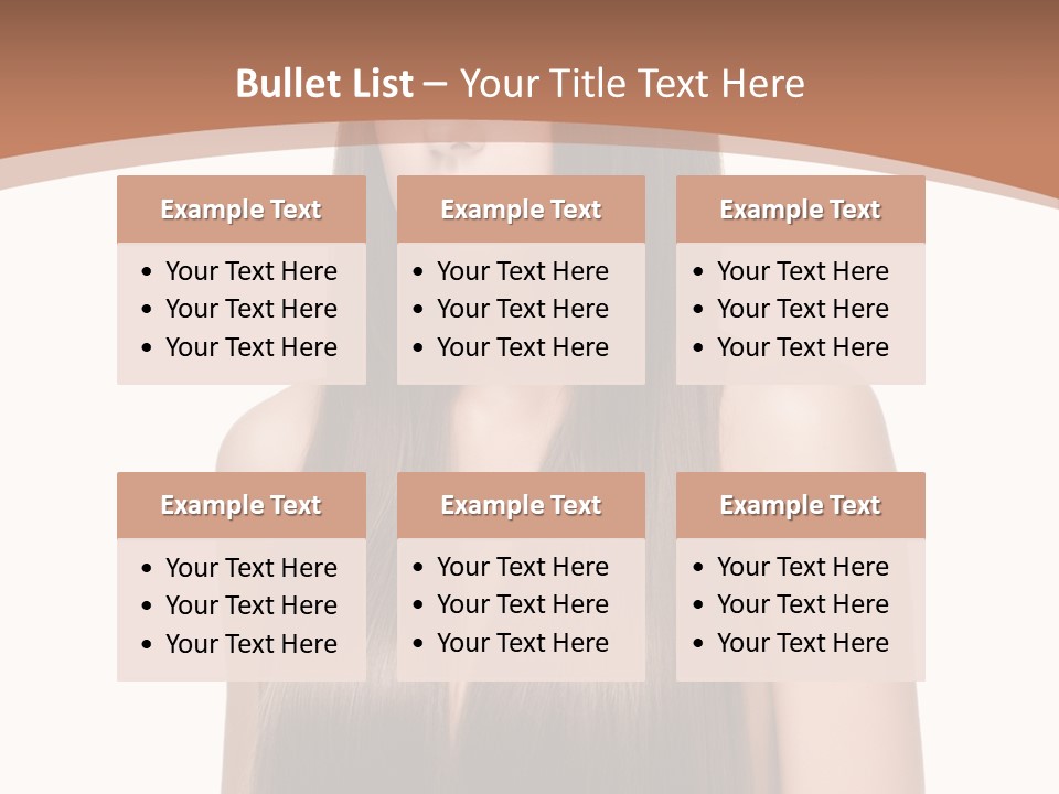 Portrait Styling Face PowerPoint Template