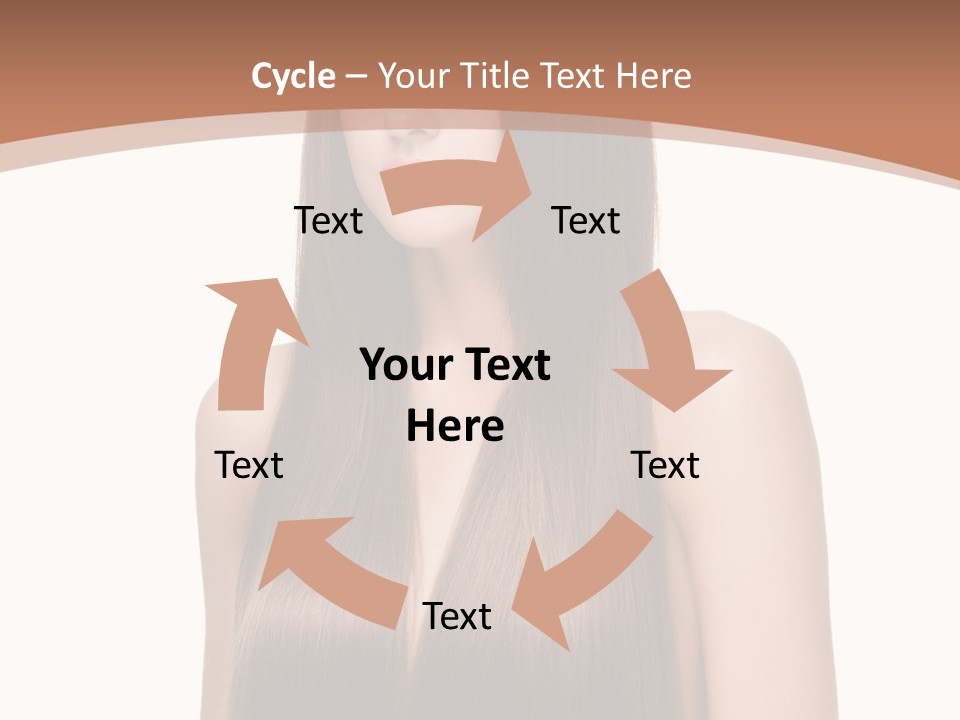 Portrait Styling Face PowerPoint Template