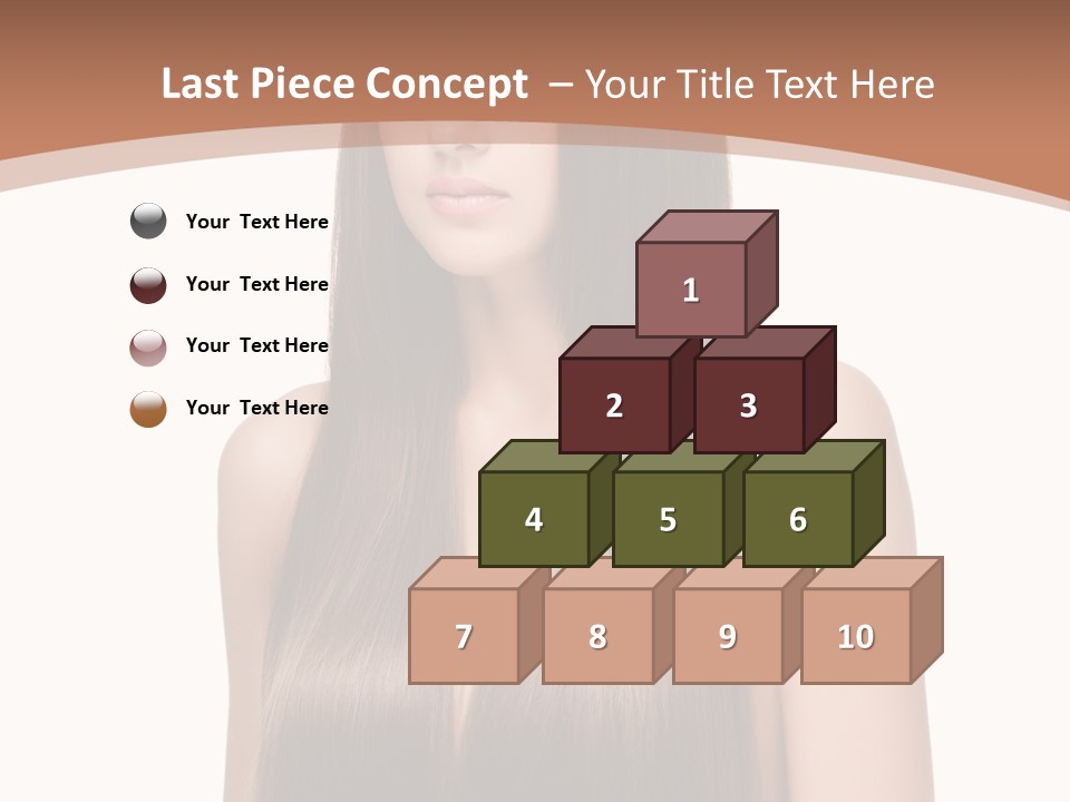 Portrait Styling Face PowerPoint Template