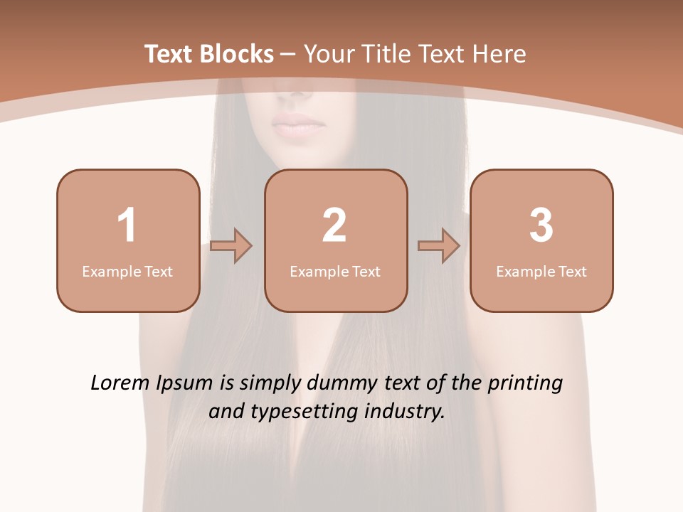 Portrait Styling Face PowerPoint Template