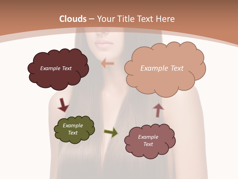 Portrait Styling Face PowerPoint Template