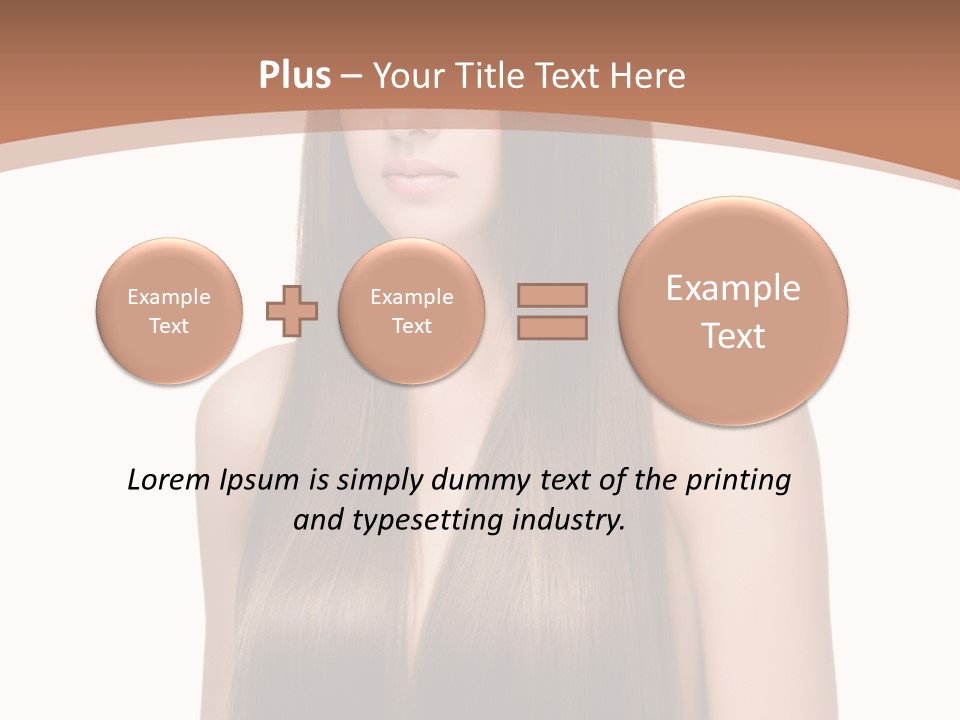 Portrait Styling Face PowerPoint Template