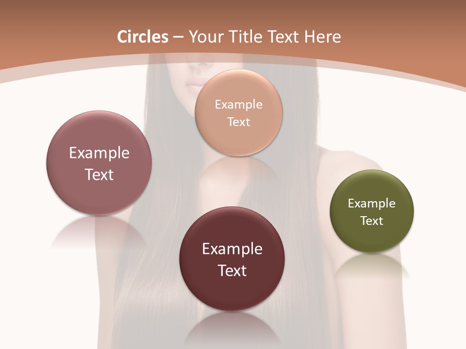 Portrait Styling Face PowerPoint Template
