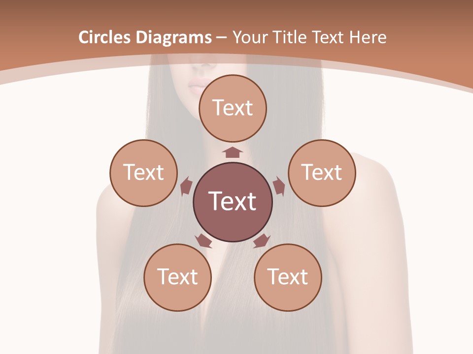 Portrait Styling Face PowerPoint Template