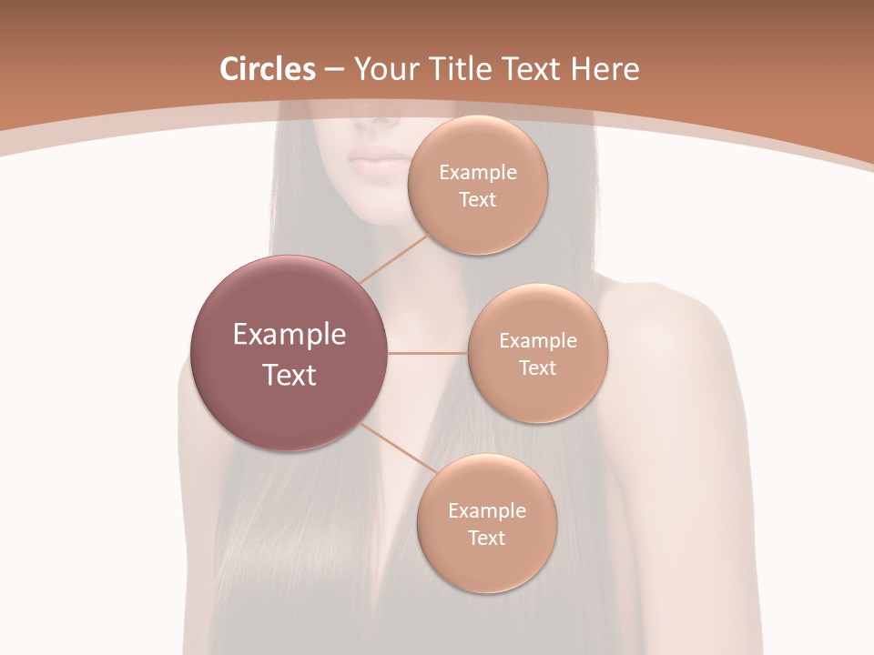Portrait Styling Face PowerPoint Template