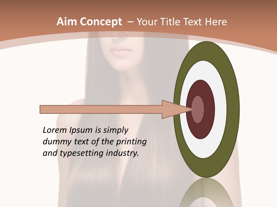Portrait Styling Face PowerPoint Template