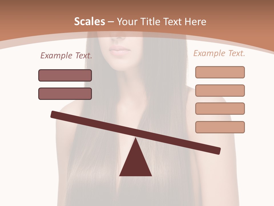 Portrait Styling Face PowerPoint Template