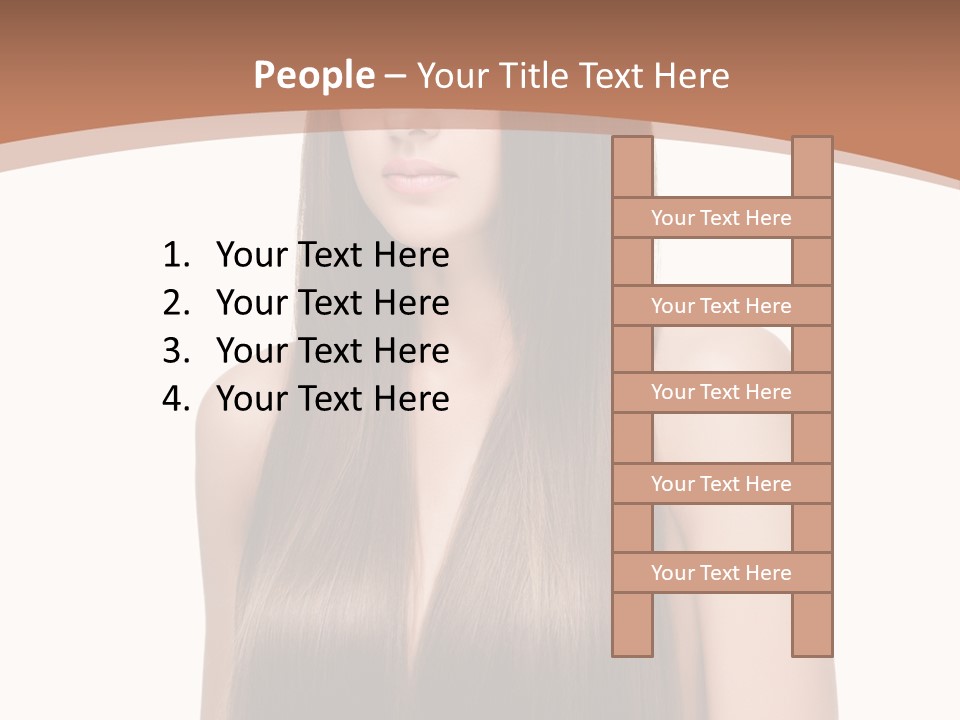 Portrait Styling Face PowerPoint Template