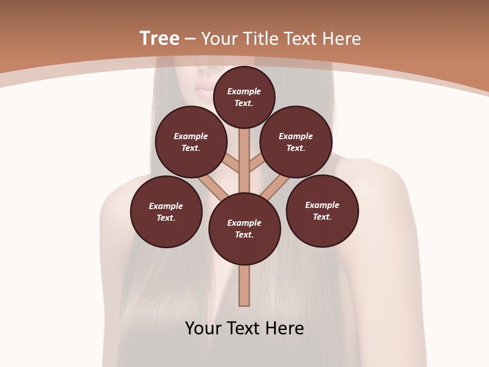 Portrait Styling Face PowerPoint Template