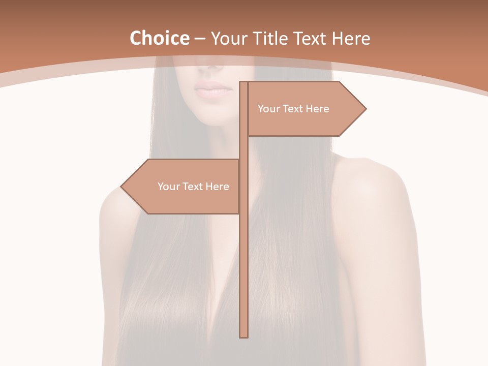 Portrait Styling Face PowerPoint Template