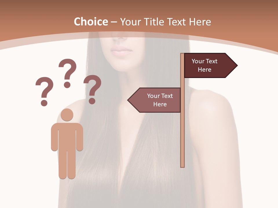 Portrait Styling Face PowerPoint Template