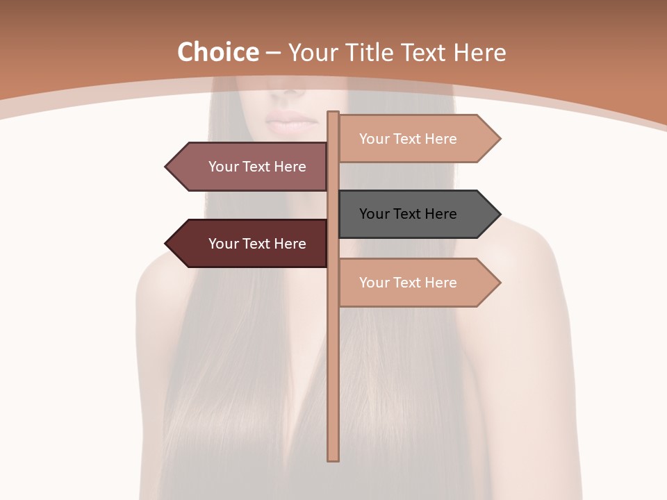 Portrait Styling Face PowerPoint Template