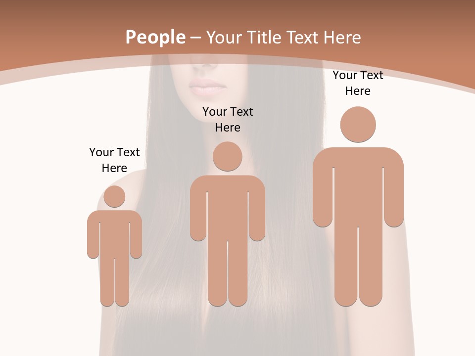 Portrait Styling Face PowerPoint Template