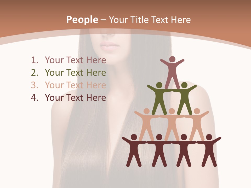 Portrait Styling Face PowerPoint Template