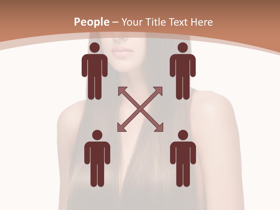 Portrait Styling Face PowerPoint Template