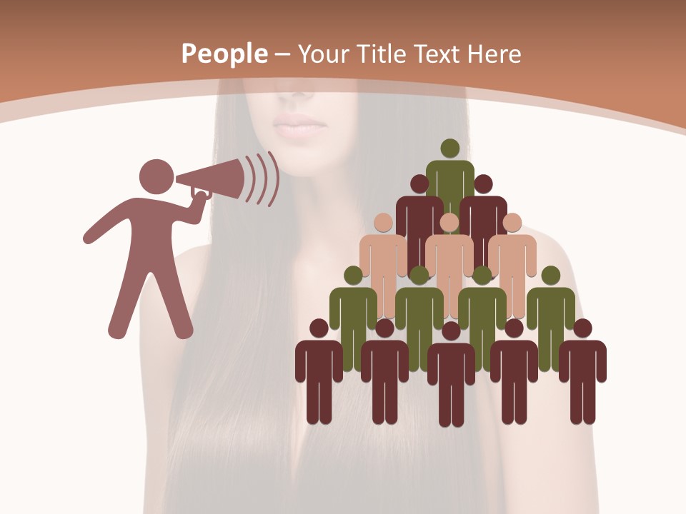 Portrait Styling Face PowerPoint Template