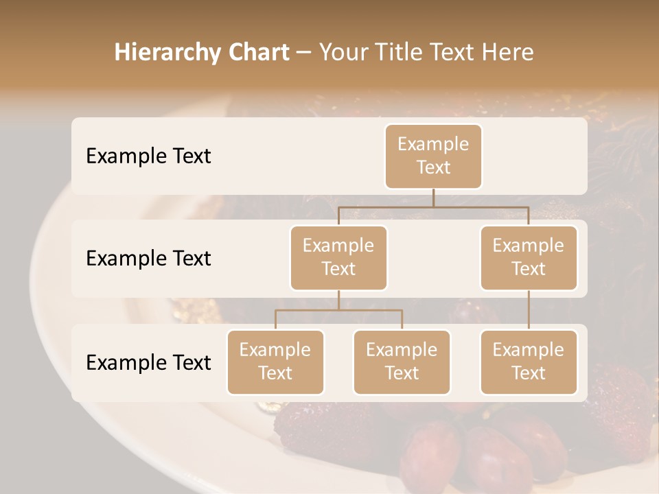 Cherry Sauce Cake Decoration PowerPoint Template
