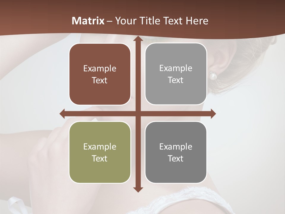 Pearls Head Blonde PowerPoint Template