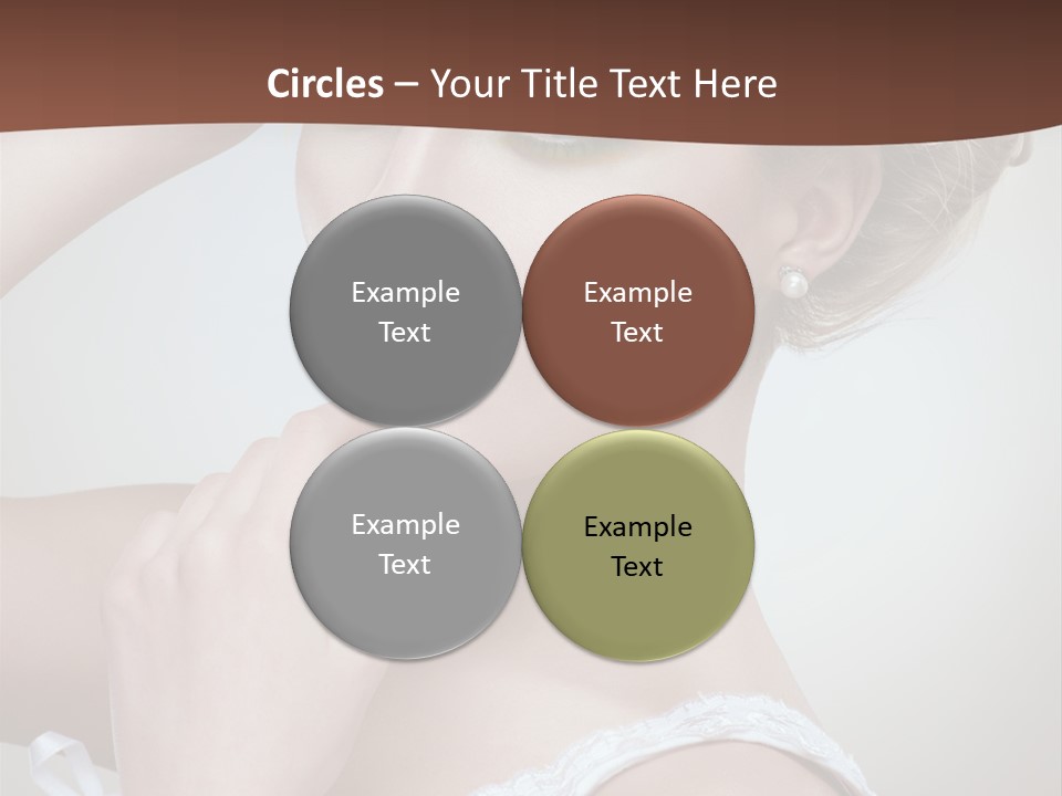 Pearls Head Blonde PowerPoint Template