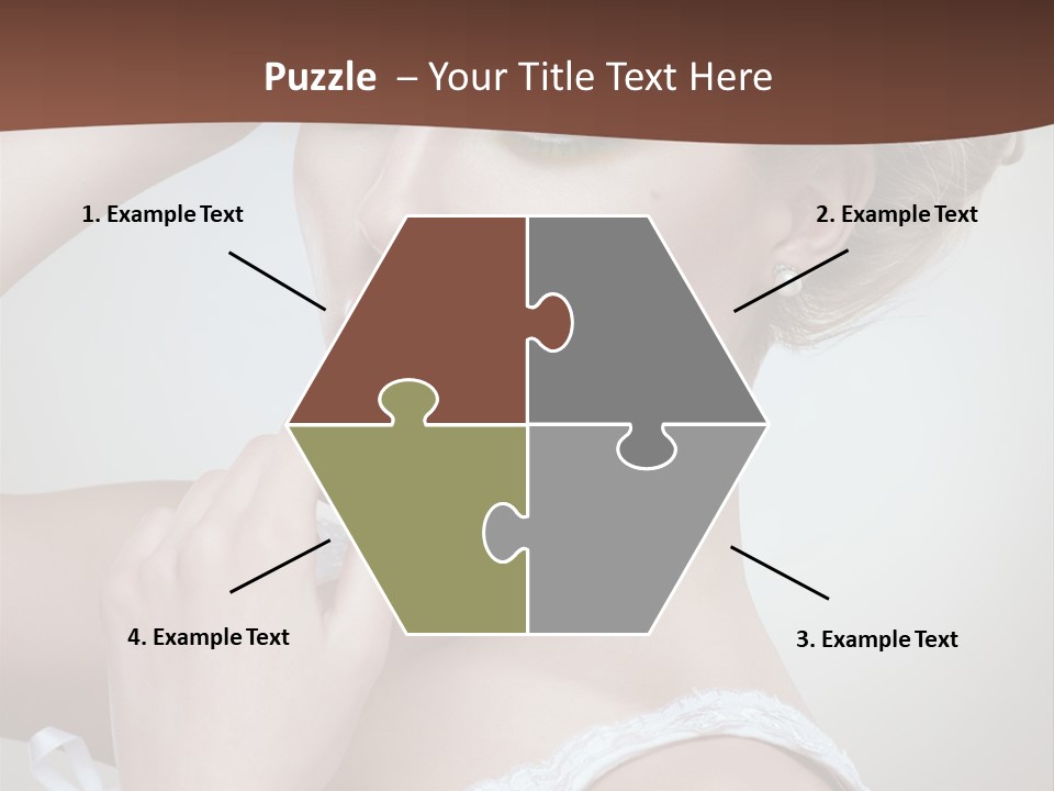 Pearls Head Blonde PowerPoint Template