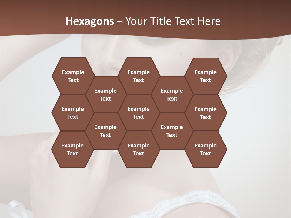 Pearls Head Blonde PowerPoint Template