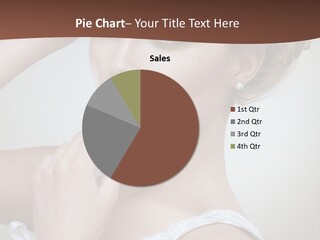 Pearls Head Blonde PowerPoint Template