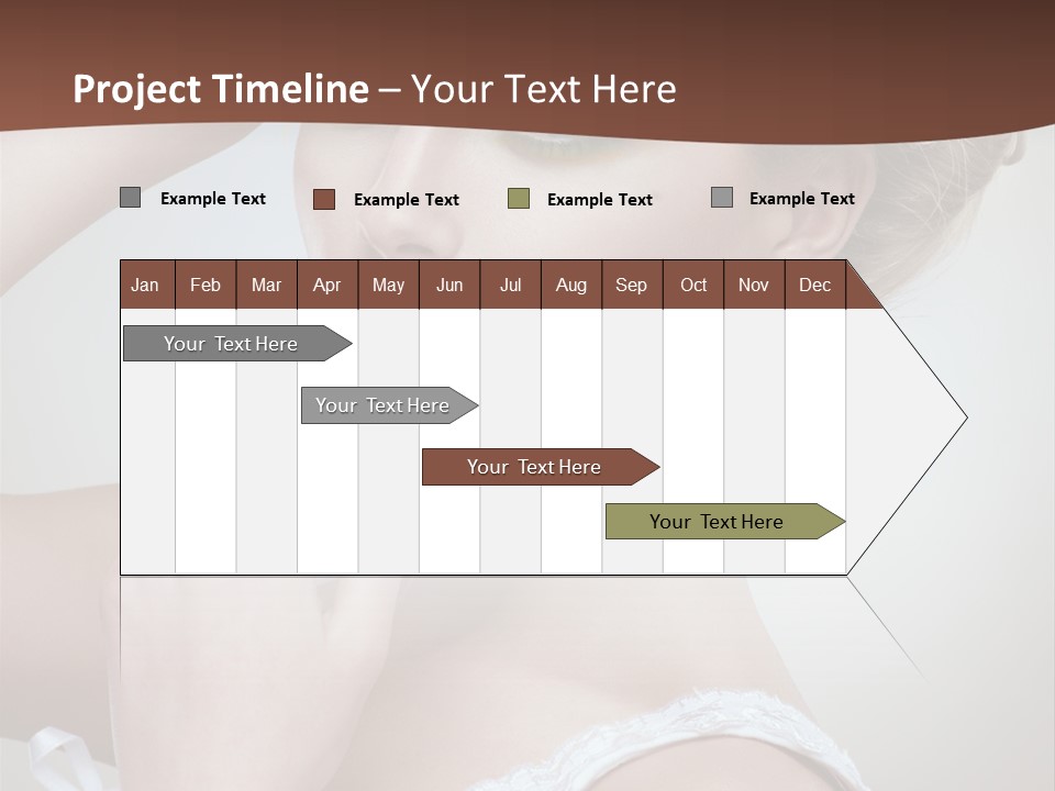 Pearls Head Blonde PowerPoint Template