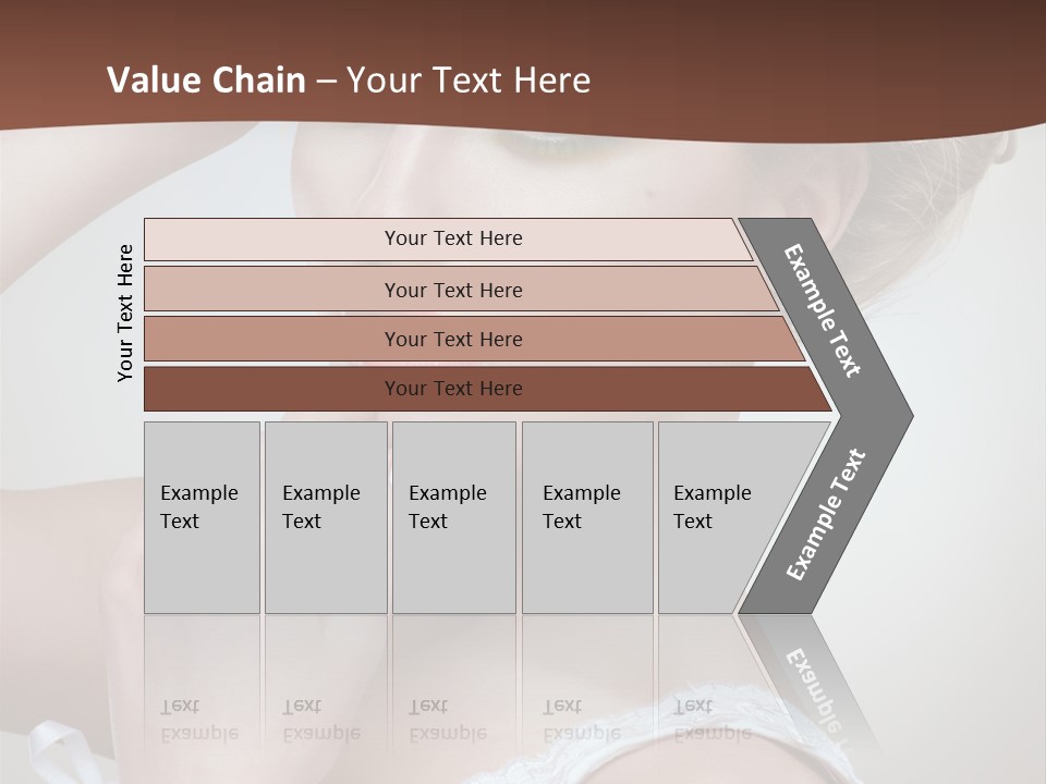 Pearls Head Blonde PowerPoint Template