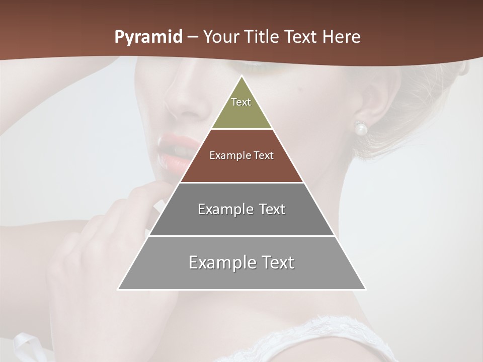 Pearls Head Blonde PowerPoint Template