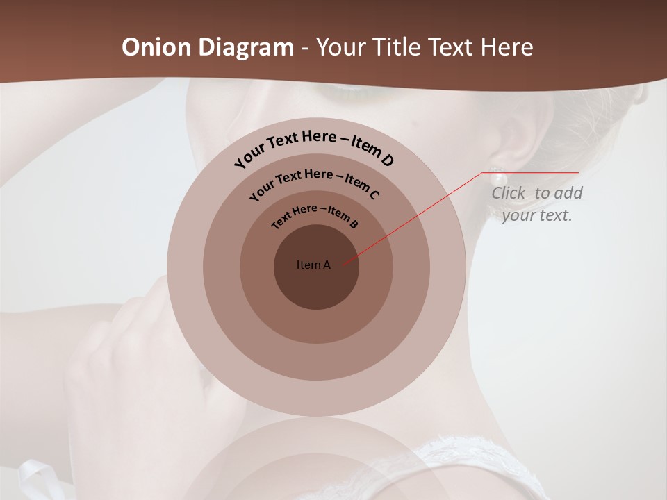 Pearls Head Blonde PowerPoint Template