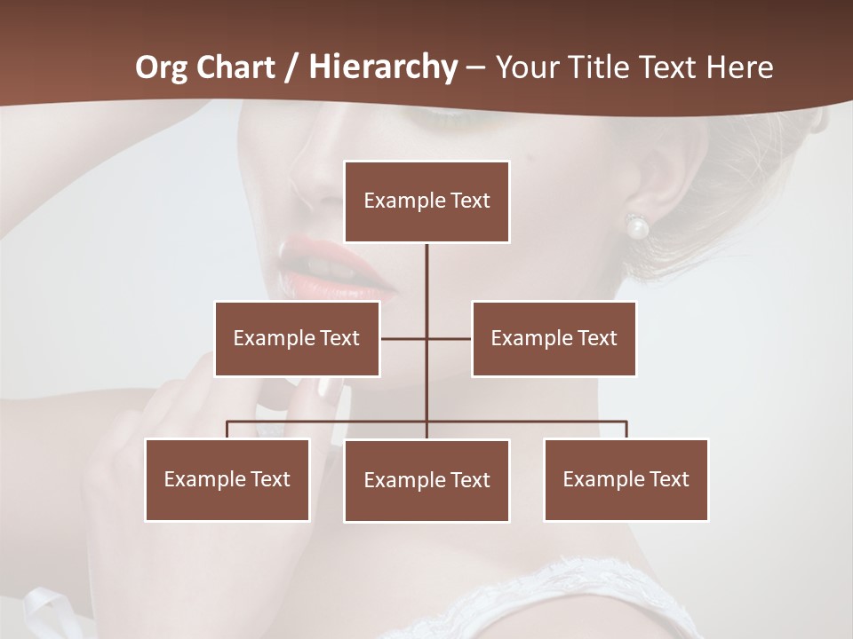 Pearls Head Blonde PowerPoint Template