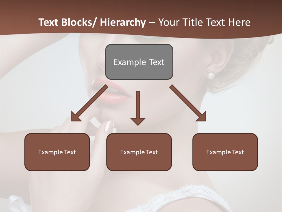 Pearls Head Blonde PowerPoint Template