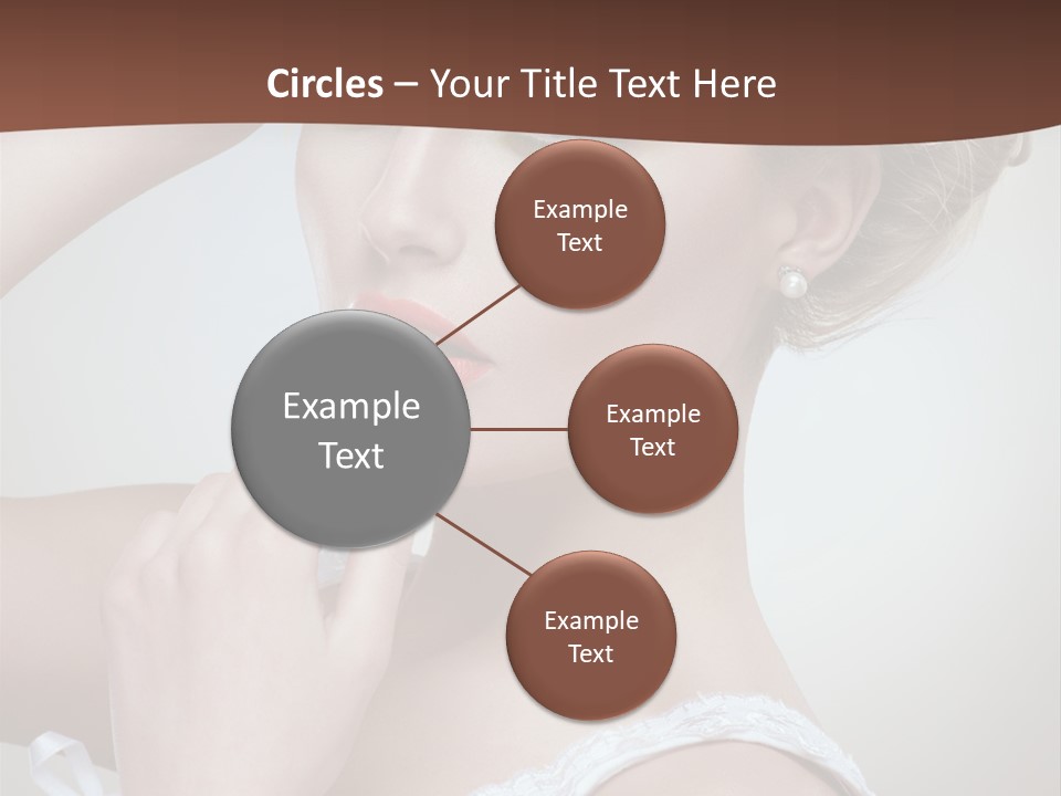 Pearls Head Blonde PowerPoint Template